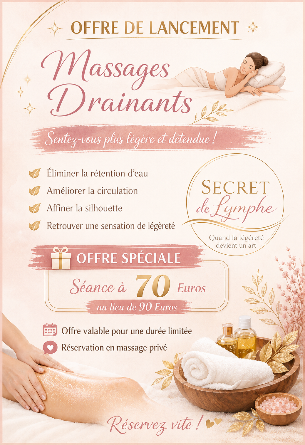 Offre massage drainant